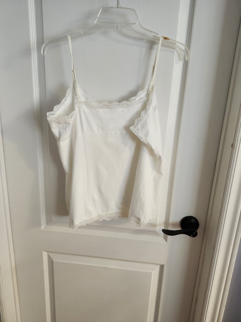 New Cream Lace-Trim Cami Top - Picture 2 of 7